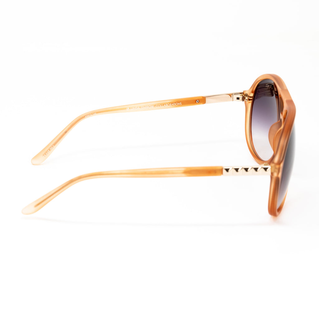 Matthew Williamson x Linda Farrow Orange Sunglasses