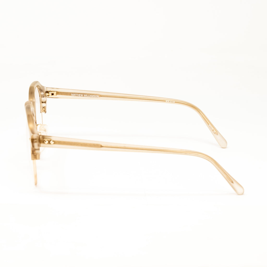 Matthew Williamson x Linda Farrow Champagne Eyeglasses