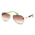 Matthew Williamson x Linda Farrow Brown Sunglasses