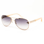 Matthew Williamson x Linda Farrow Gold Sunglasses
