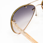 Matthew Williamson x Linda Farrow Gold Sunglasses