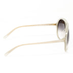 Matthew Williamson x Linda Farrow White Sunglasses