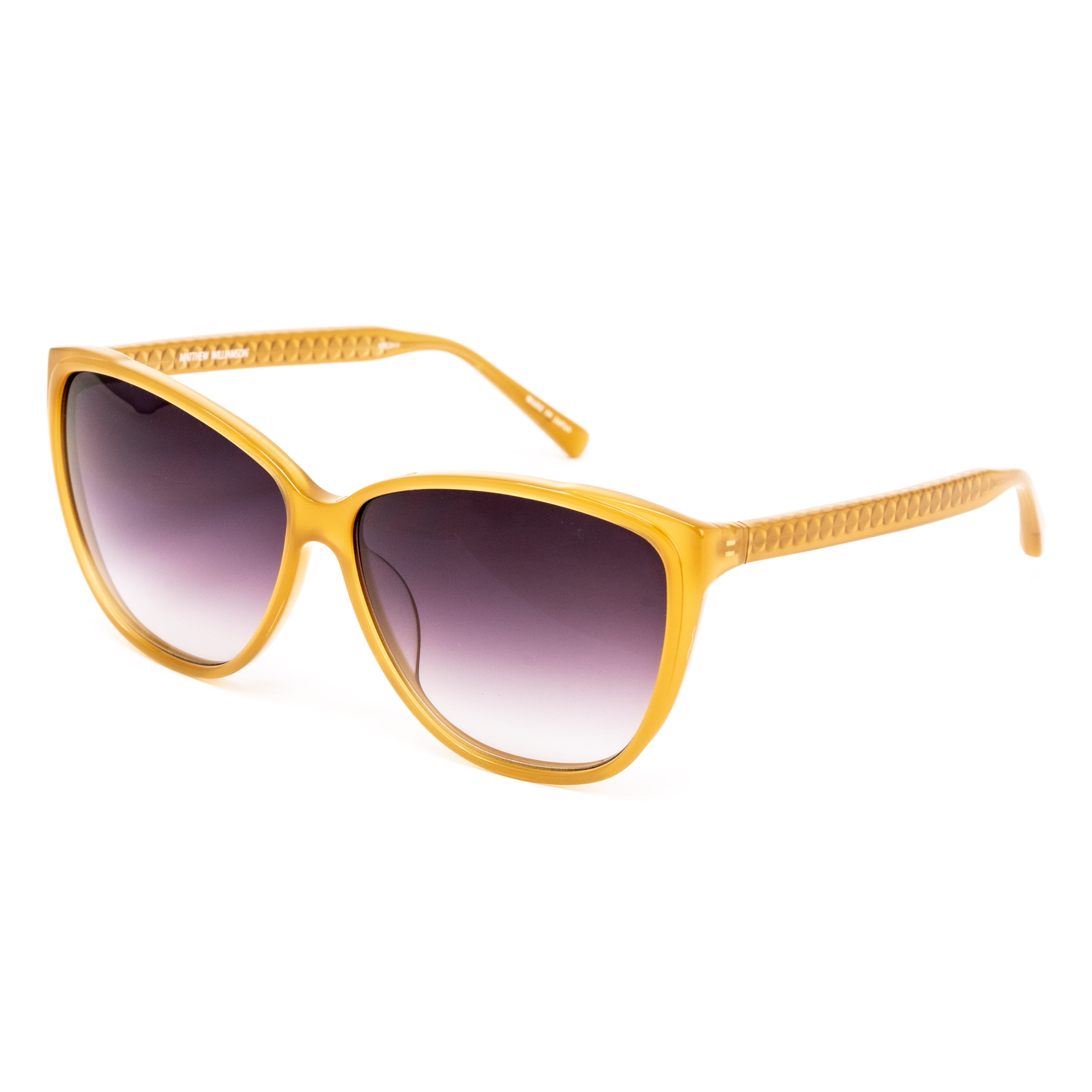 Matthew Williamson x Linda Farrow Golden Yellow Sunglasses