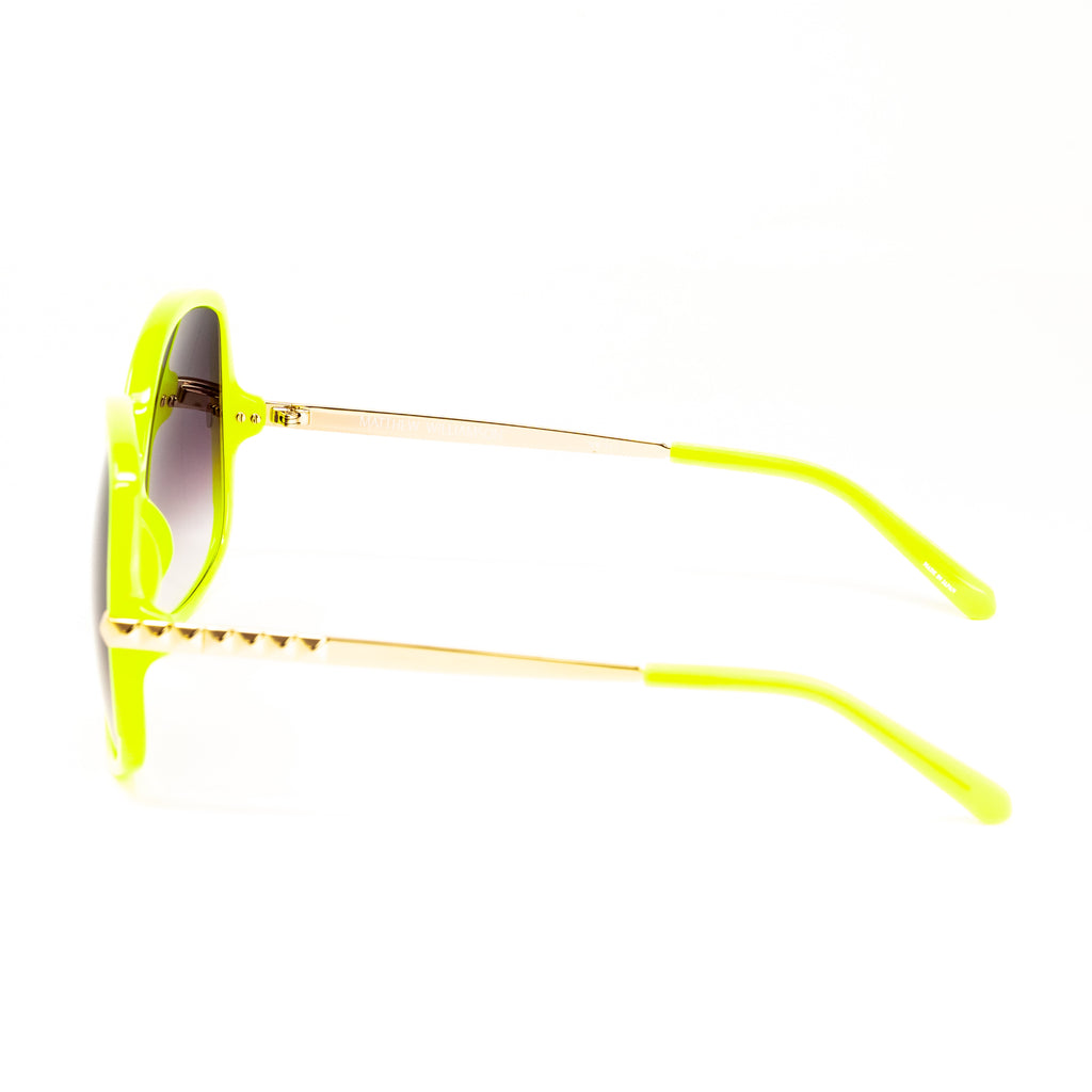 Matthew Williamson x Linda Farrow Lime Sunglasses