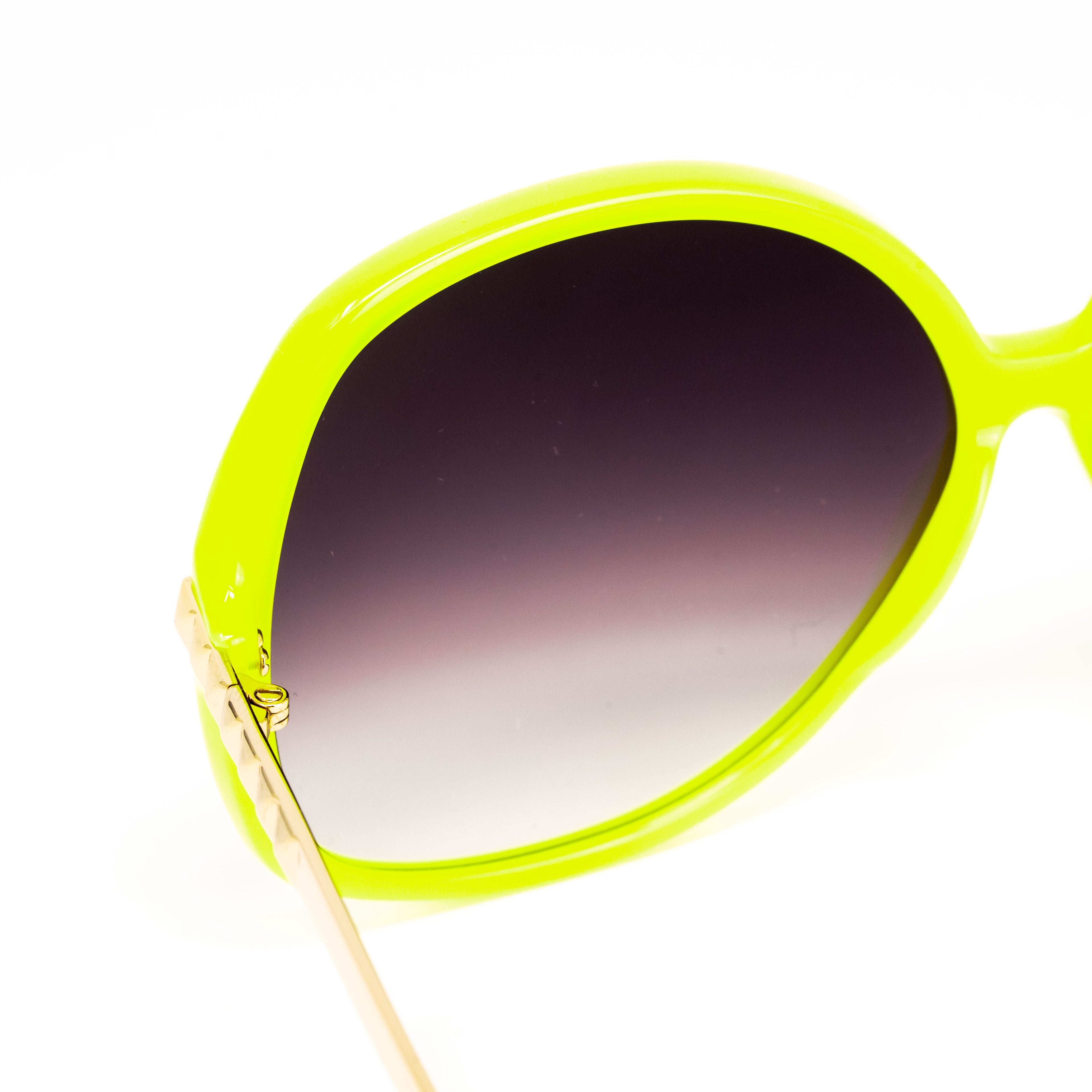 Matthew Williamson x Linda Farrow Lime Sunglasses