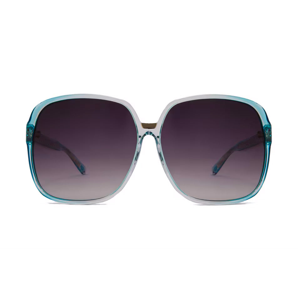 Matthew Williamson x Linda Farrow Teal Sunglasses