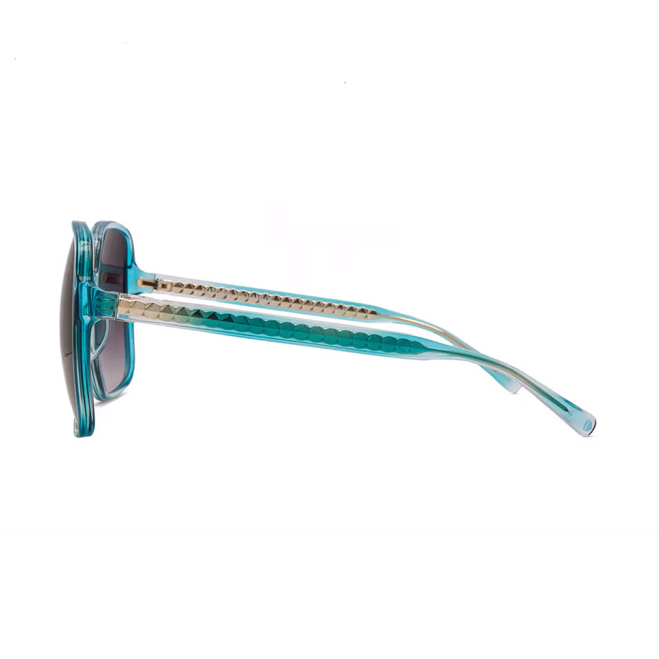 Matthew Williamson x Linda Farrow Teal Sunglasses