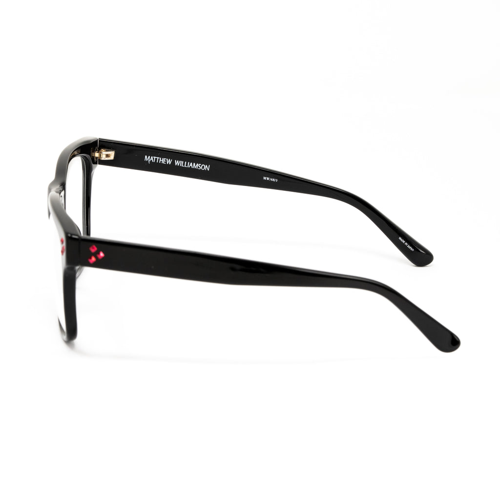 Matthew Williamson x Linda Farrow Black Sunglasses