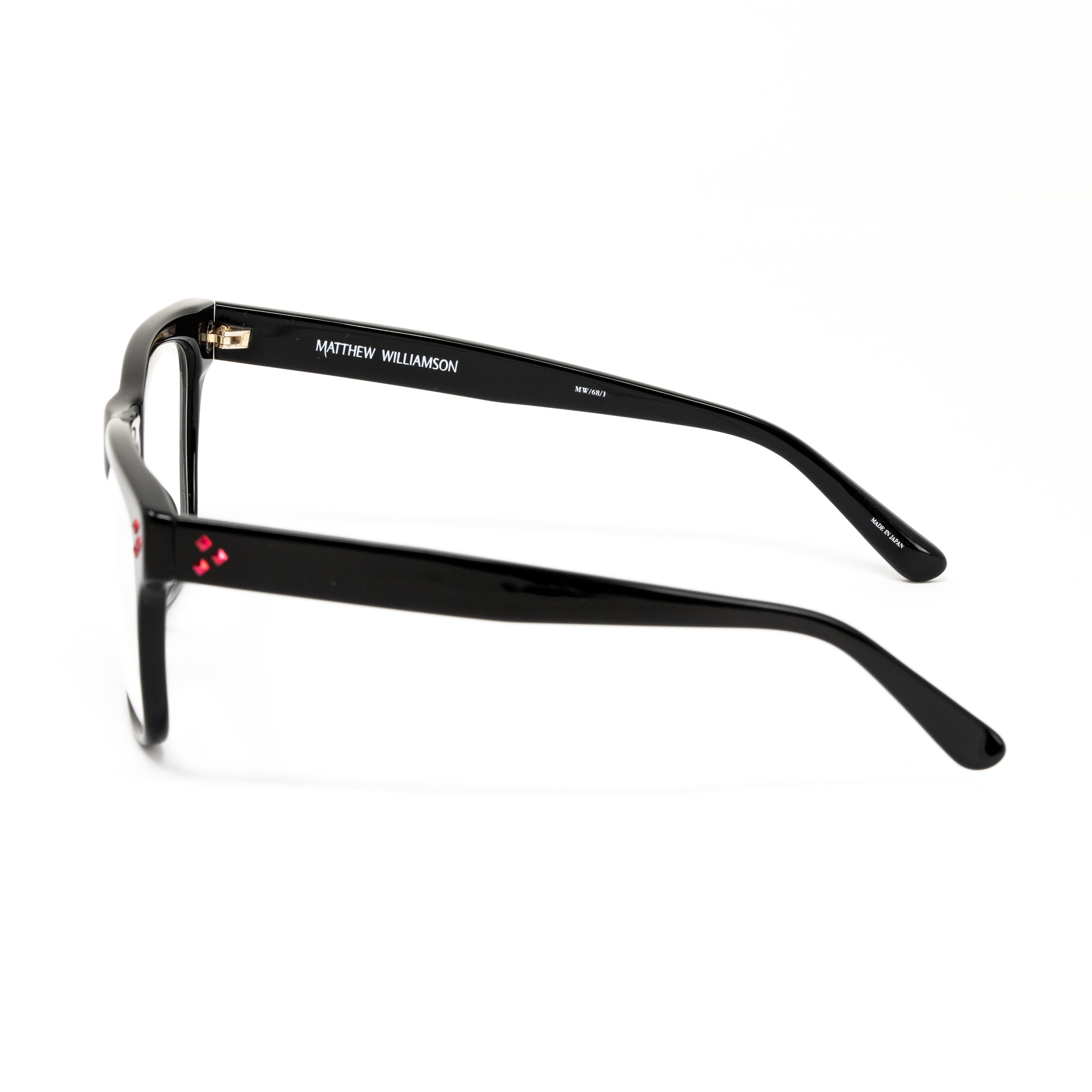 Matthew Williamson x Linda Farrow Black Sunglasses