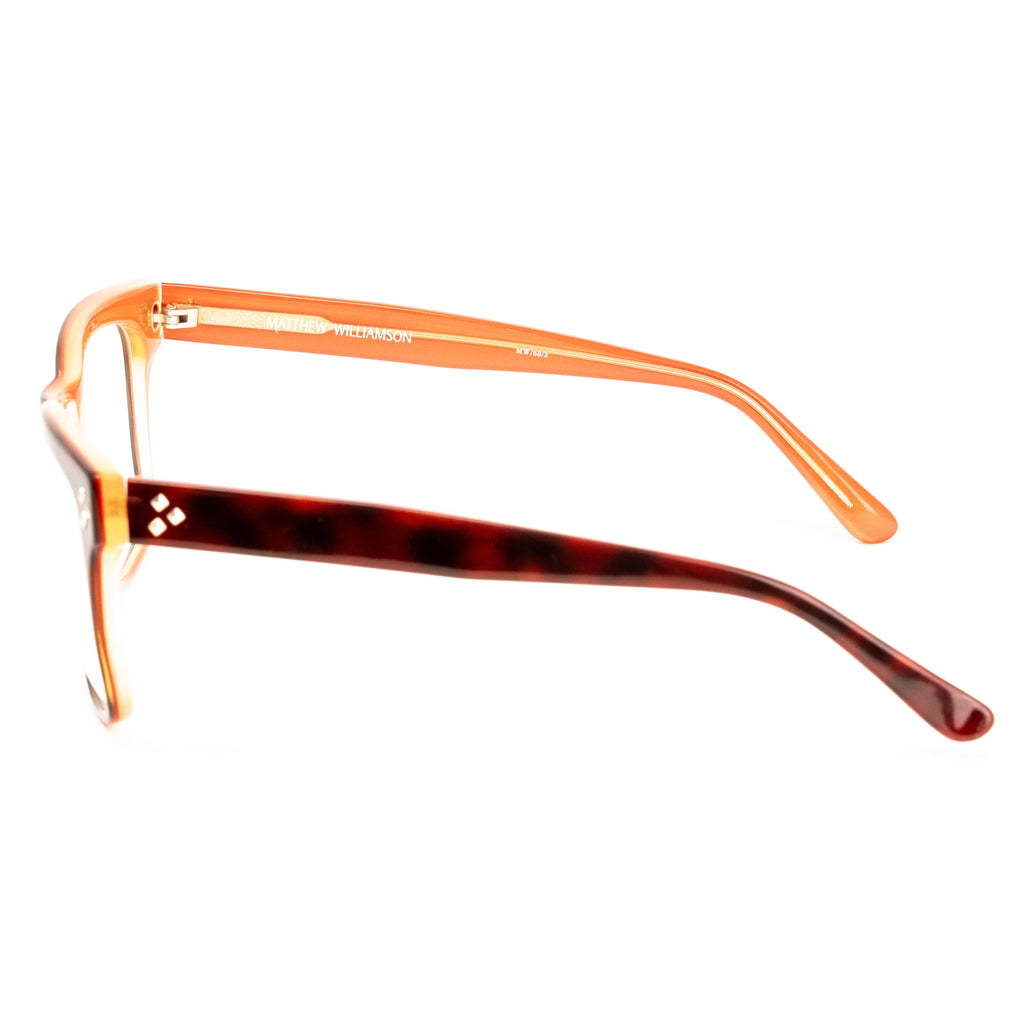 Matthew Williamson x Linda Farrow Tortoiseshell Eyeglasses