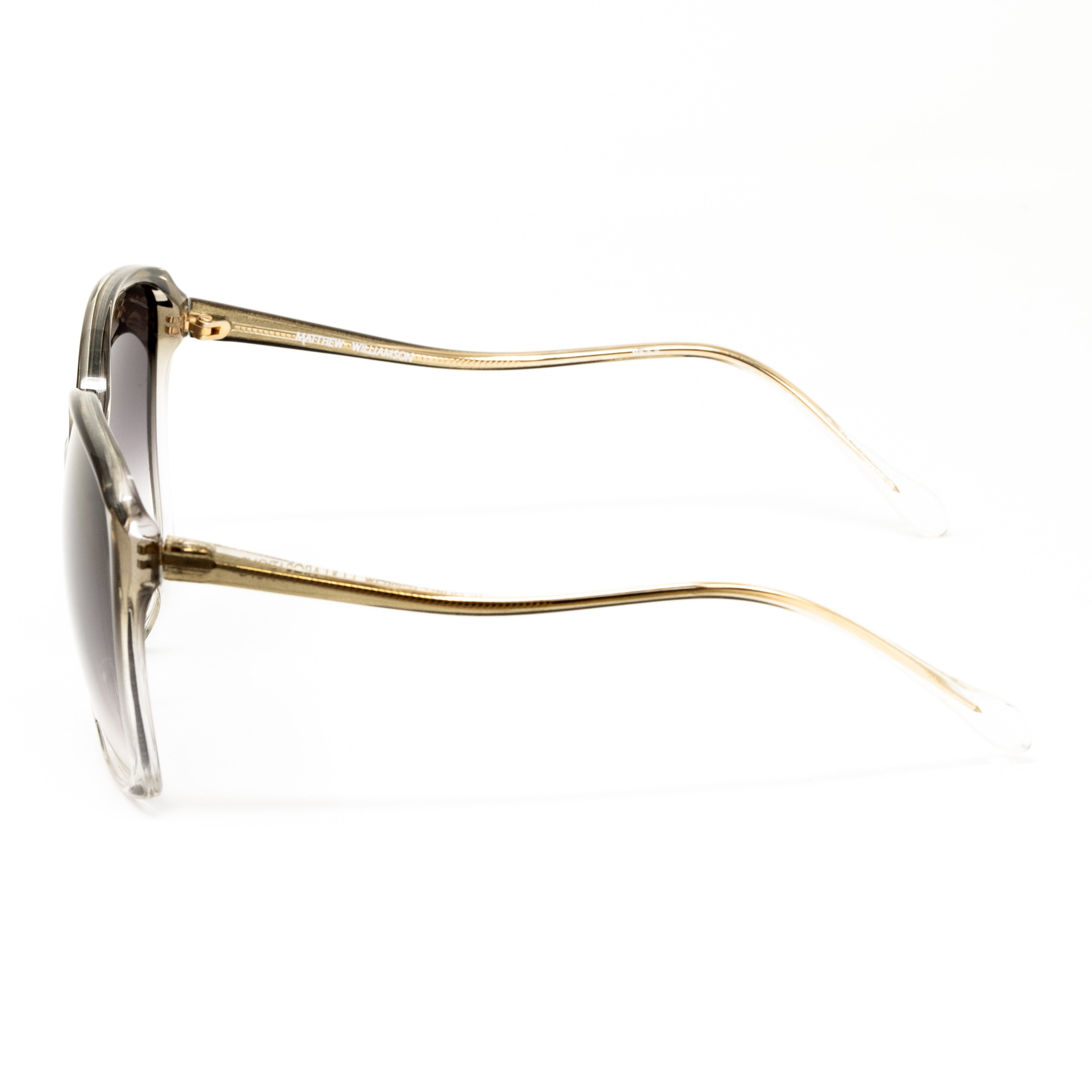 Matthew Williamson x Linda Farrow Beige Sunglasses
