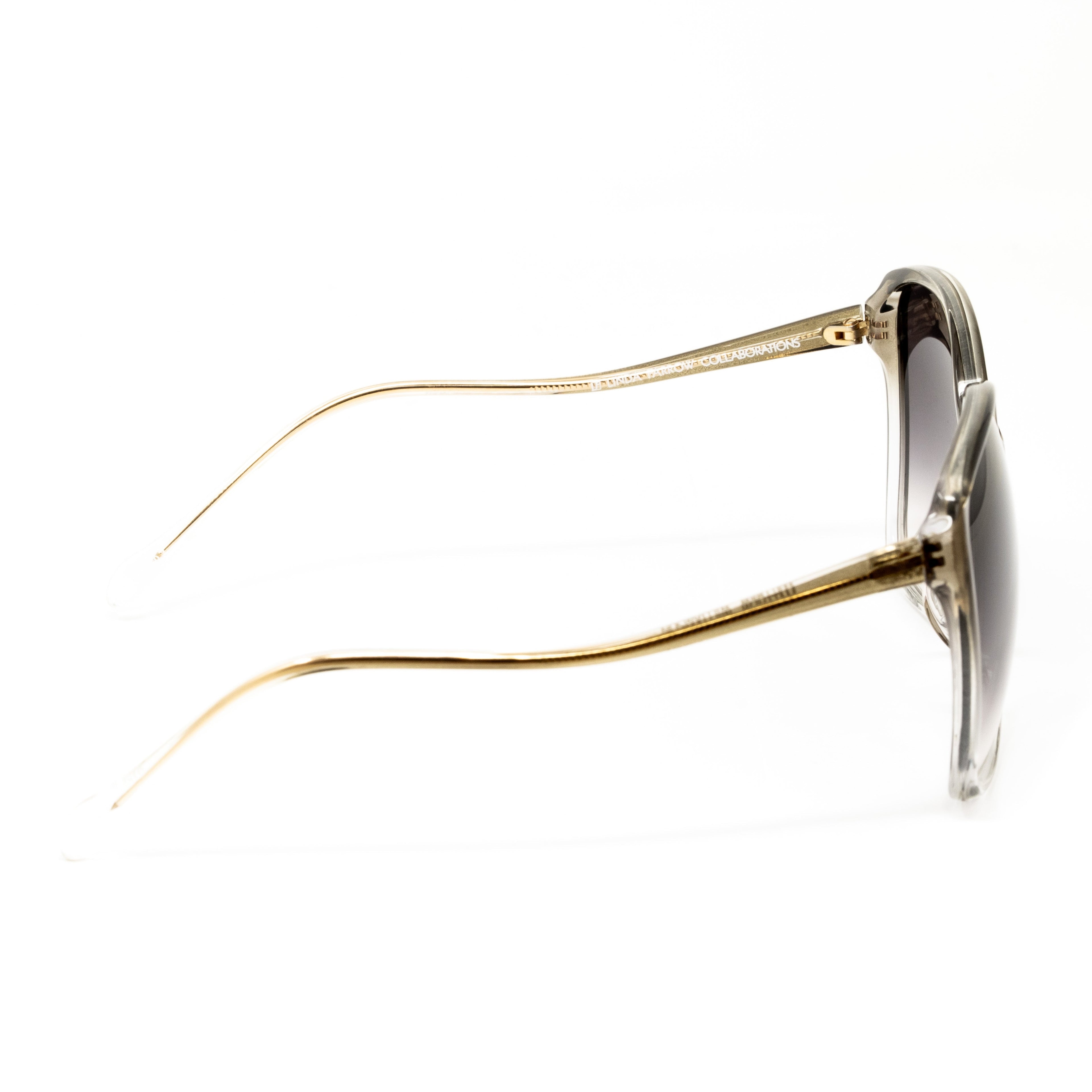 Matthew Williamson x Linda Farrow Beige Sunglasses