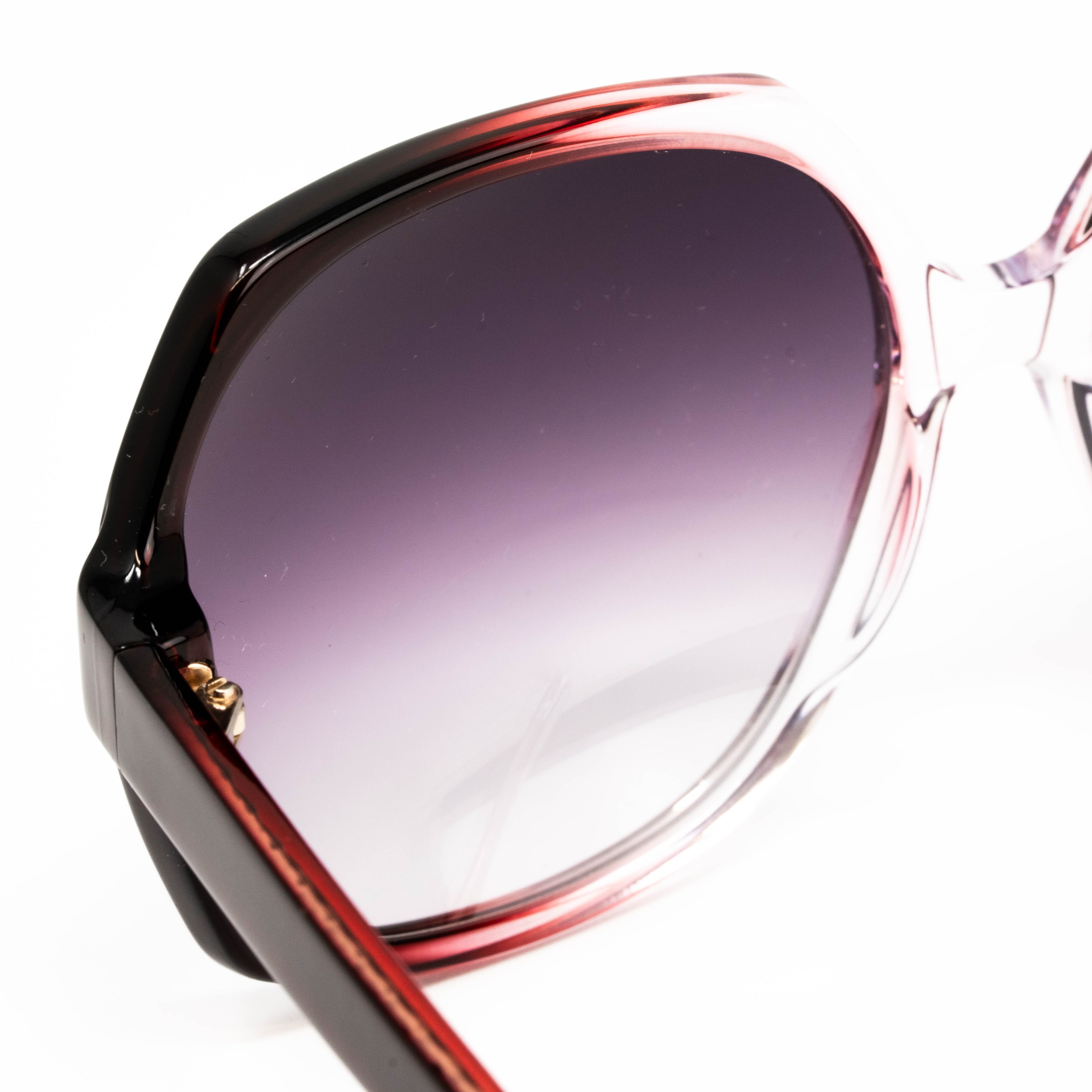 Matthew Williamson x Linda Farrow Red Oversized Sunglasses