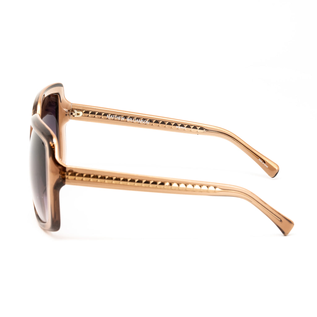 Matthew Williamson x Linda Farrow Caramel Sunglasses