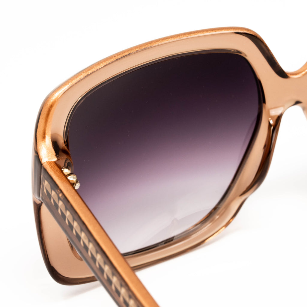 Matthew Williamson x Linda Farrow Caramel Sunglasses