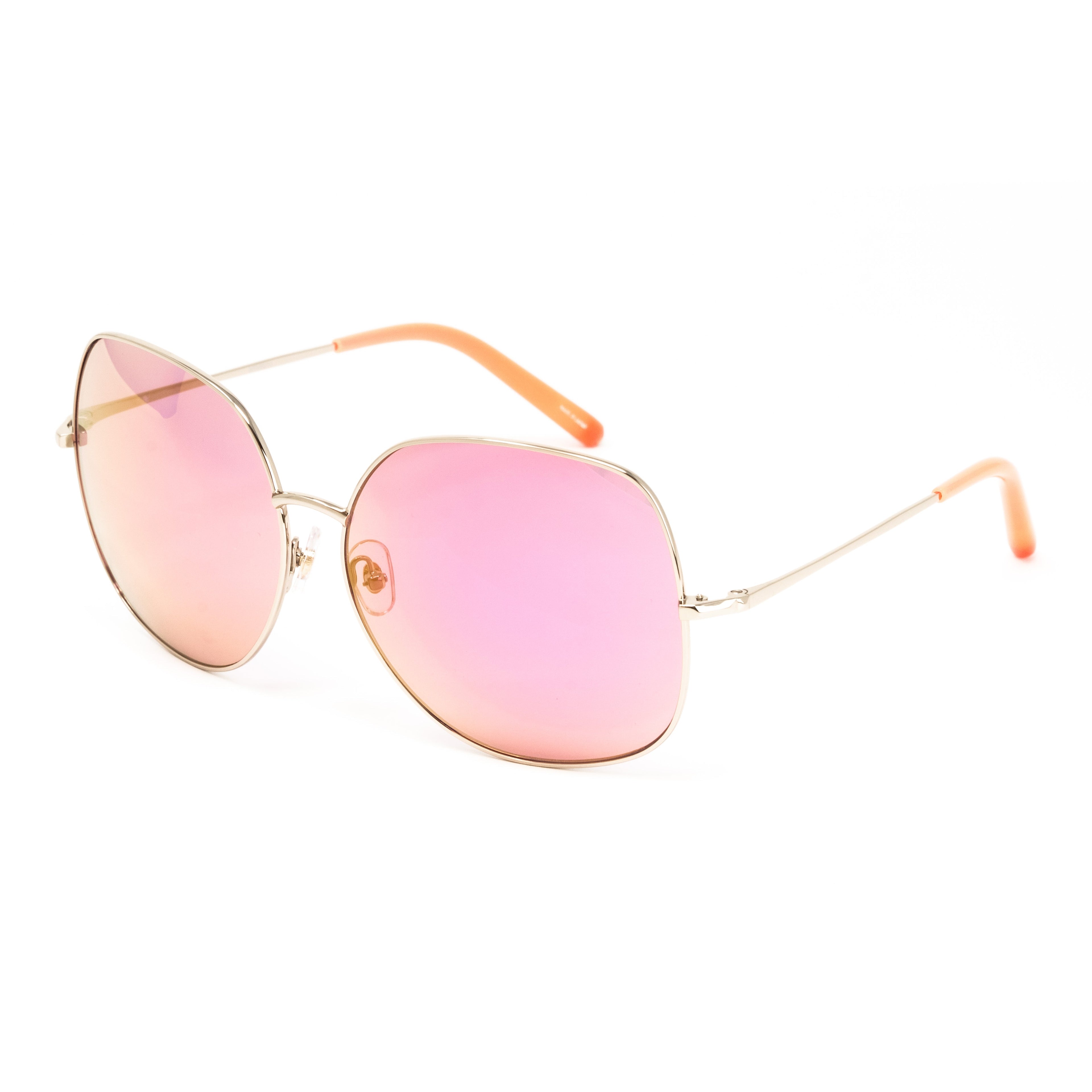 Matthew Williamson x Linda Farrow Oversized Pink Sunglasses