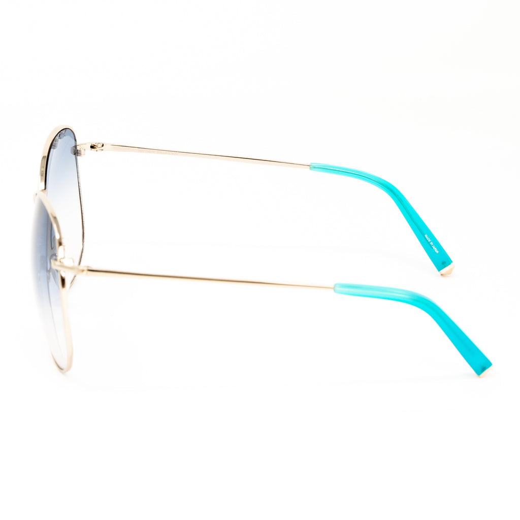 Matthew Williamson x Linda Farrow Blue Sunglasses