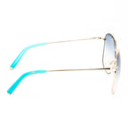 Matthew Williamson x Linda Farrow Blue Sunglasses