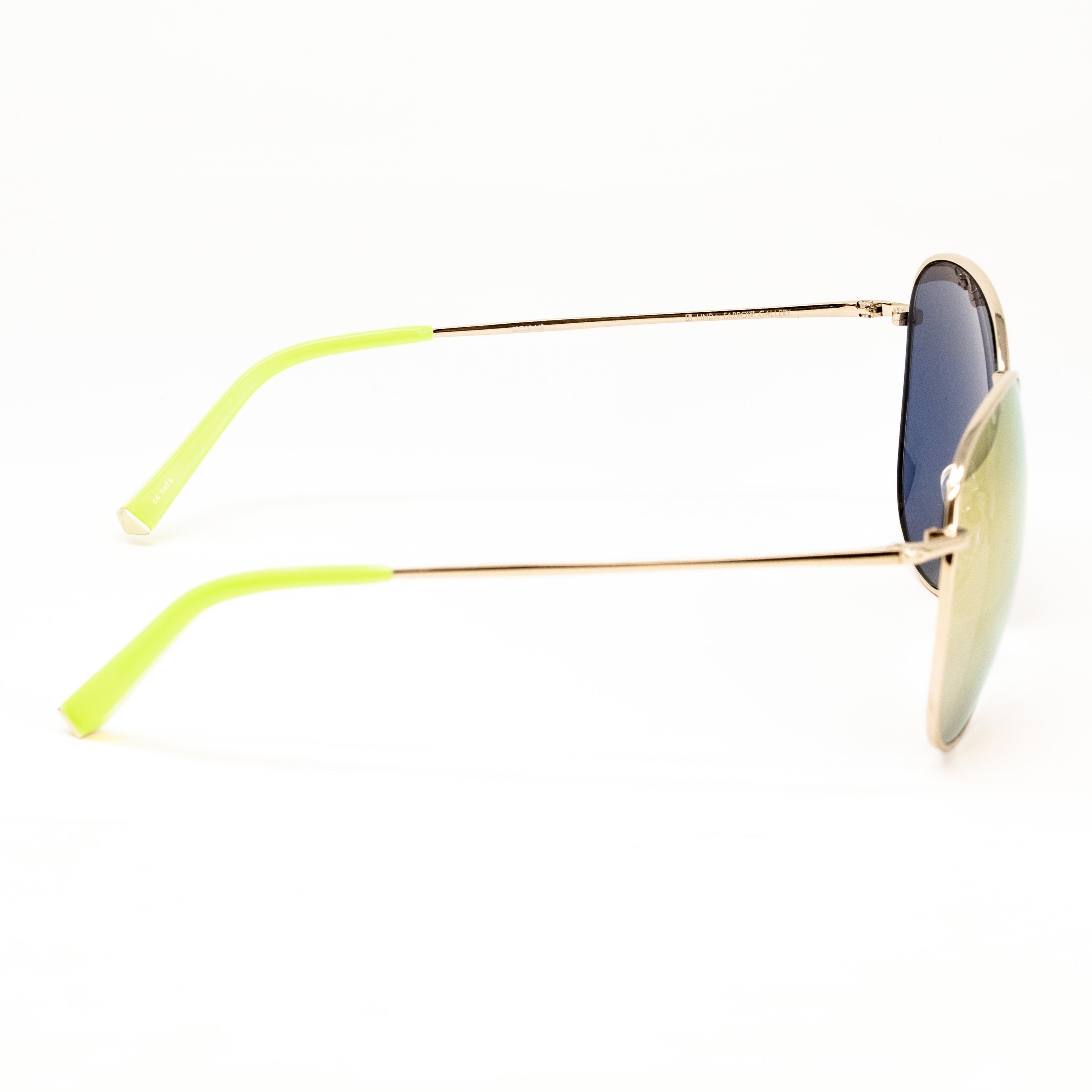Matthew Williamson x Linda Farrow Yellow Sunglasses