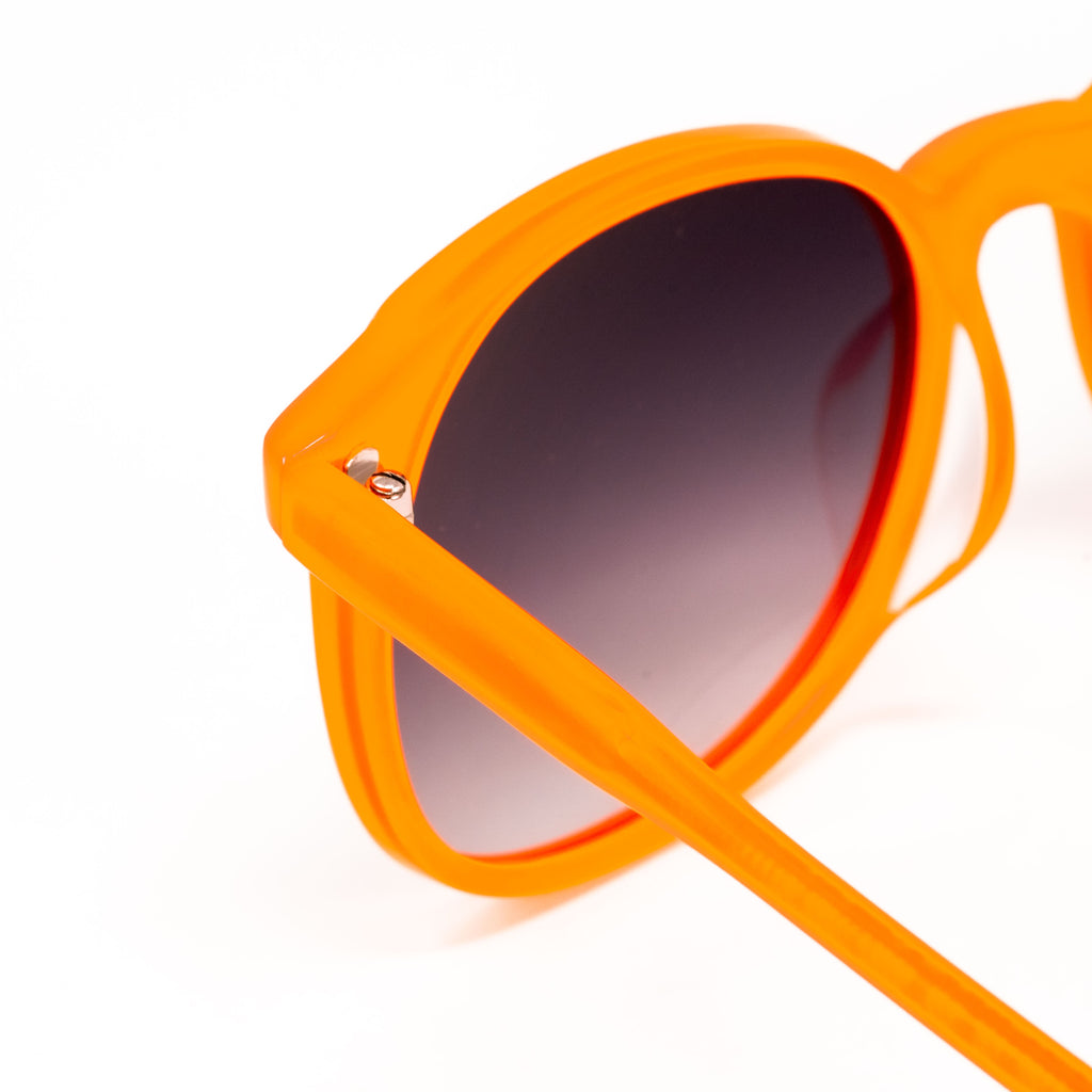 Matthew Williamson x Linda Farrow Orange Sunglasses