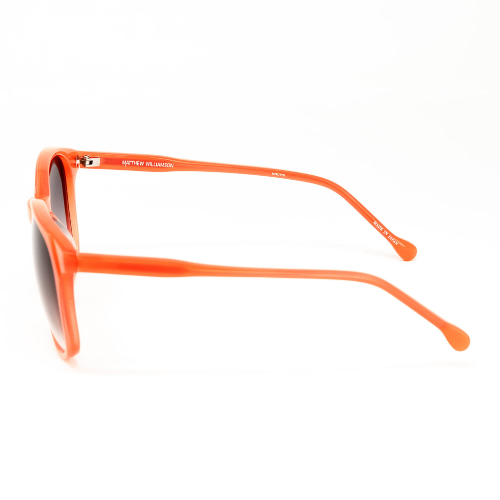 Matthew Williamson x Linda Farrow Orange Sunglasses