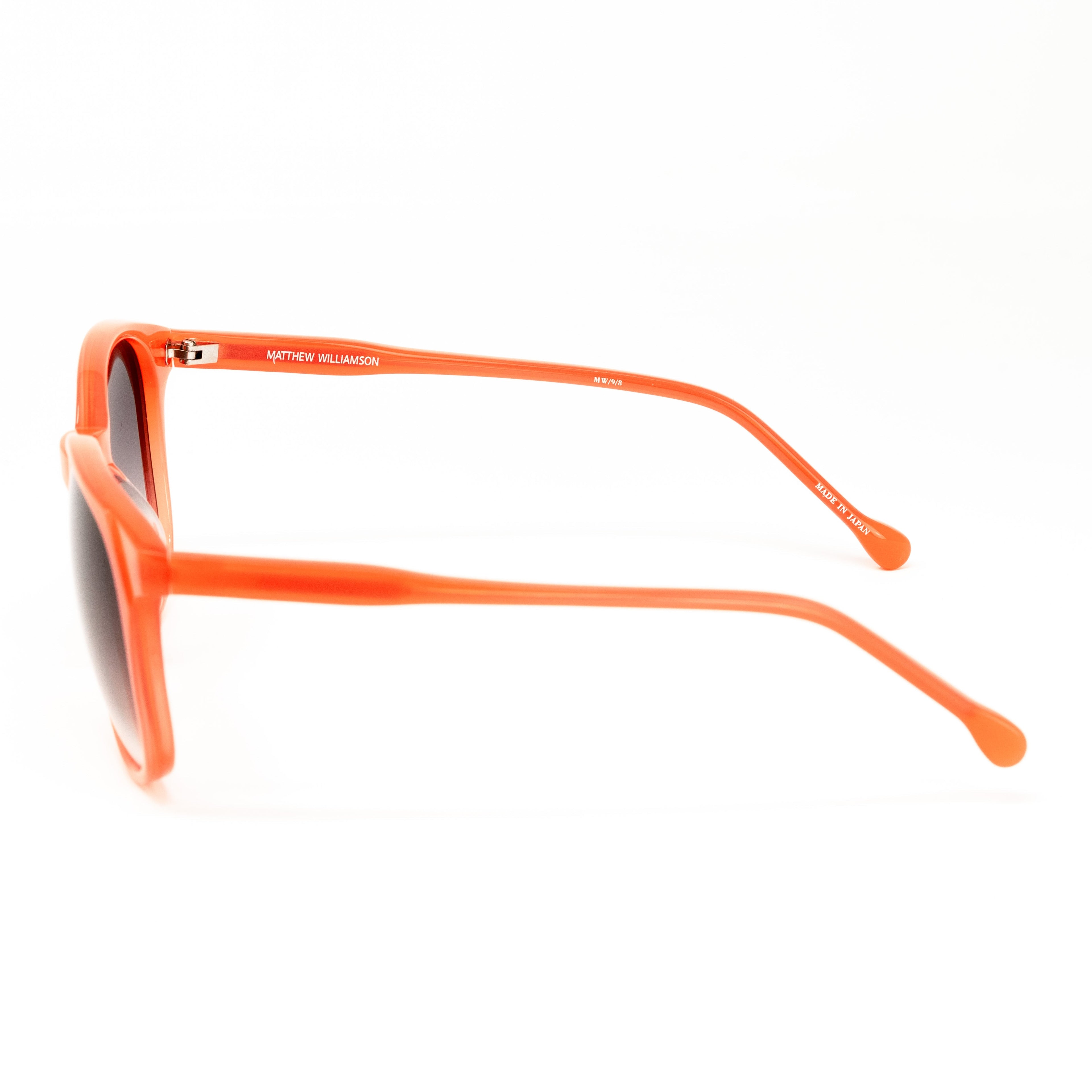 Matthew Williamson x Linda Farrow Orange Sunglasses