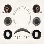 Meze Audio 105 SILVA Over Ear Headphones (Walnut/Black)