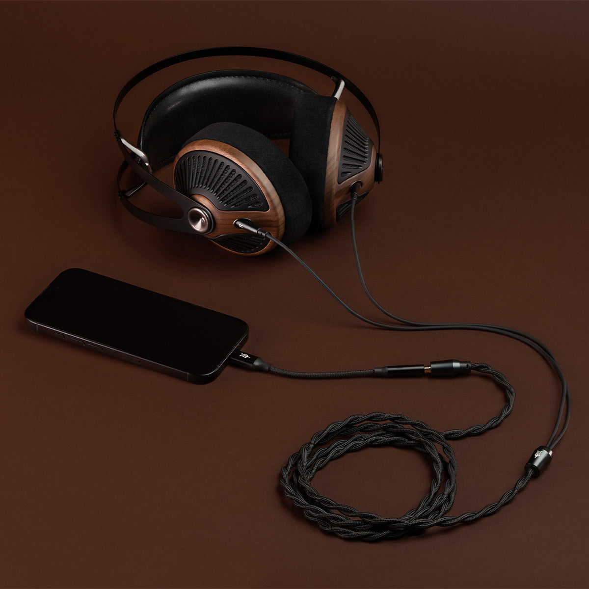 Meze Audio 105 SILVA Over Ear Headphones (Walnut/Black)