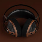Meze Audio 105 SILVA Over Ear Headphones (Walnut/Black)