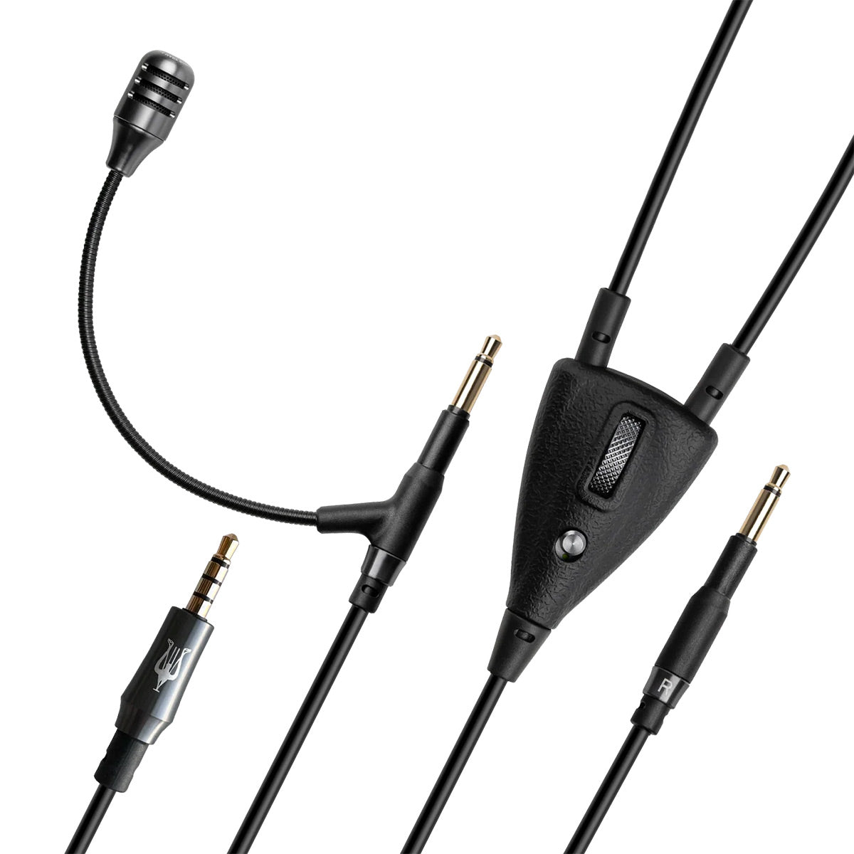 Meze Audio 99 Classics Headset Over-Ear Headphones with Boom Mic (Walnut/Gold)