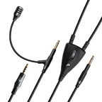 Meze Audio 99 Classics Headset Over-Ear Headphones with Boom Mic (Walnut/Silver)