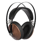 Meze Audio 99 Classics Headset Over-Ear Headphones with Boom Mic (Walnut/Silver)