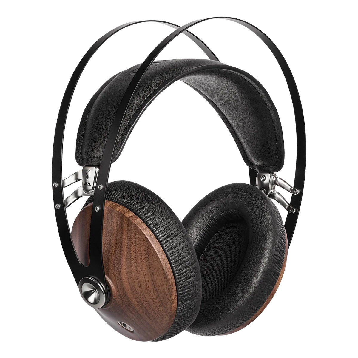 Meze Audio 99 Classics Headset Over-Ear Headphones with Boom Mic (Walnut/Silver)