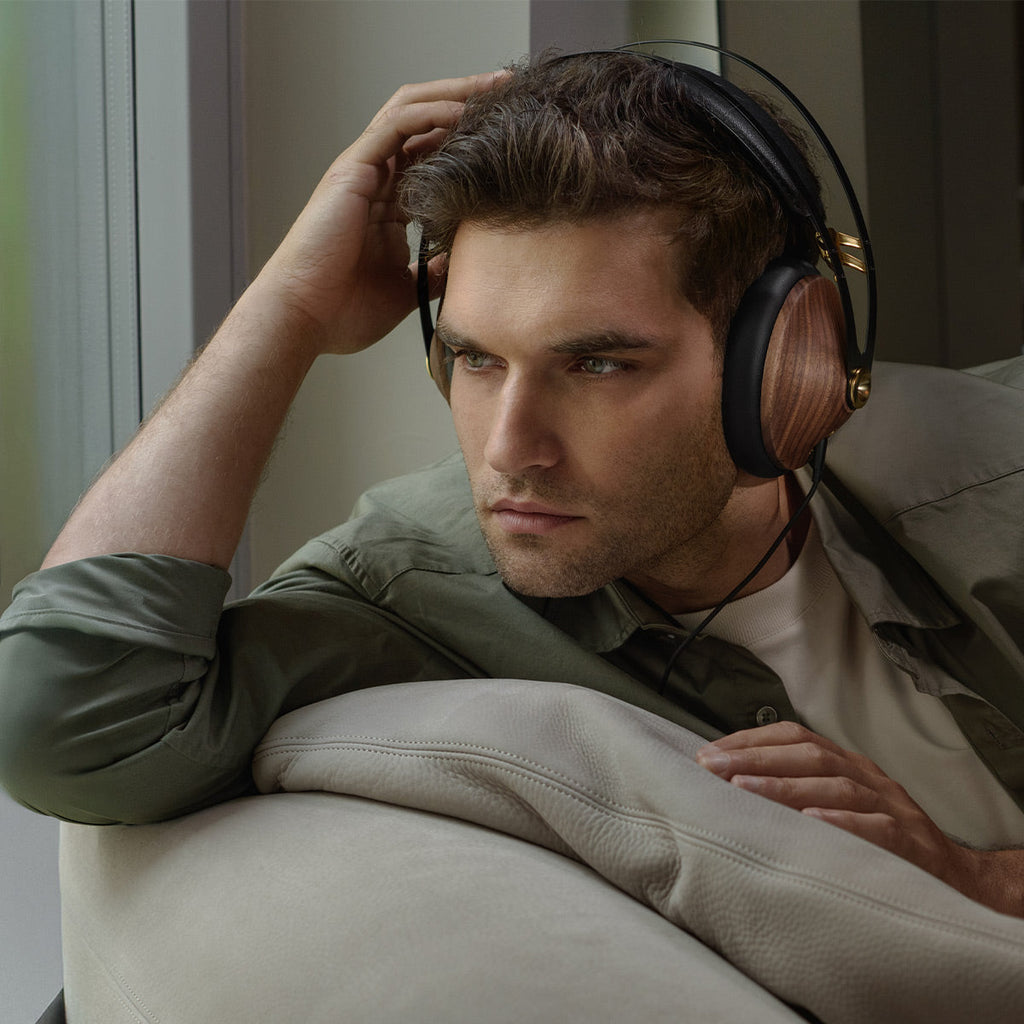 Meze Audio 99 Classics Over Ear Headphones - 2nd Gen (Walnut/Gold)