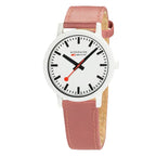 Mondaine Watch Essence White Pink