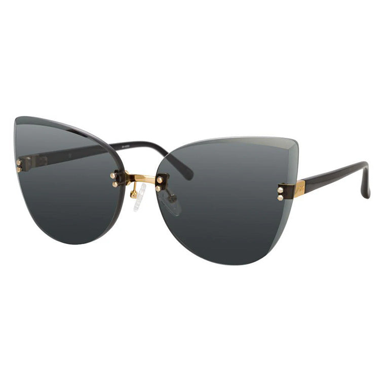 NO 21 x Linda Farrow Black Sunglasses