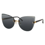 NO 21 x Linda Farrow Black Sunglasses