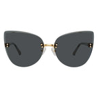 NO 21 x Linda Farrow Black Sunglasses