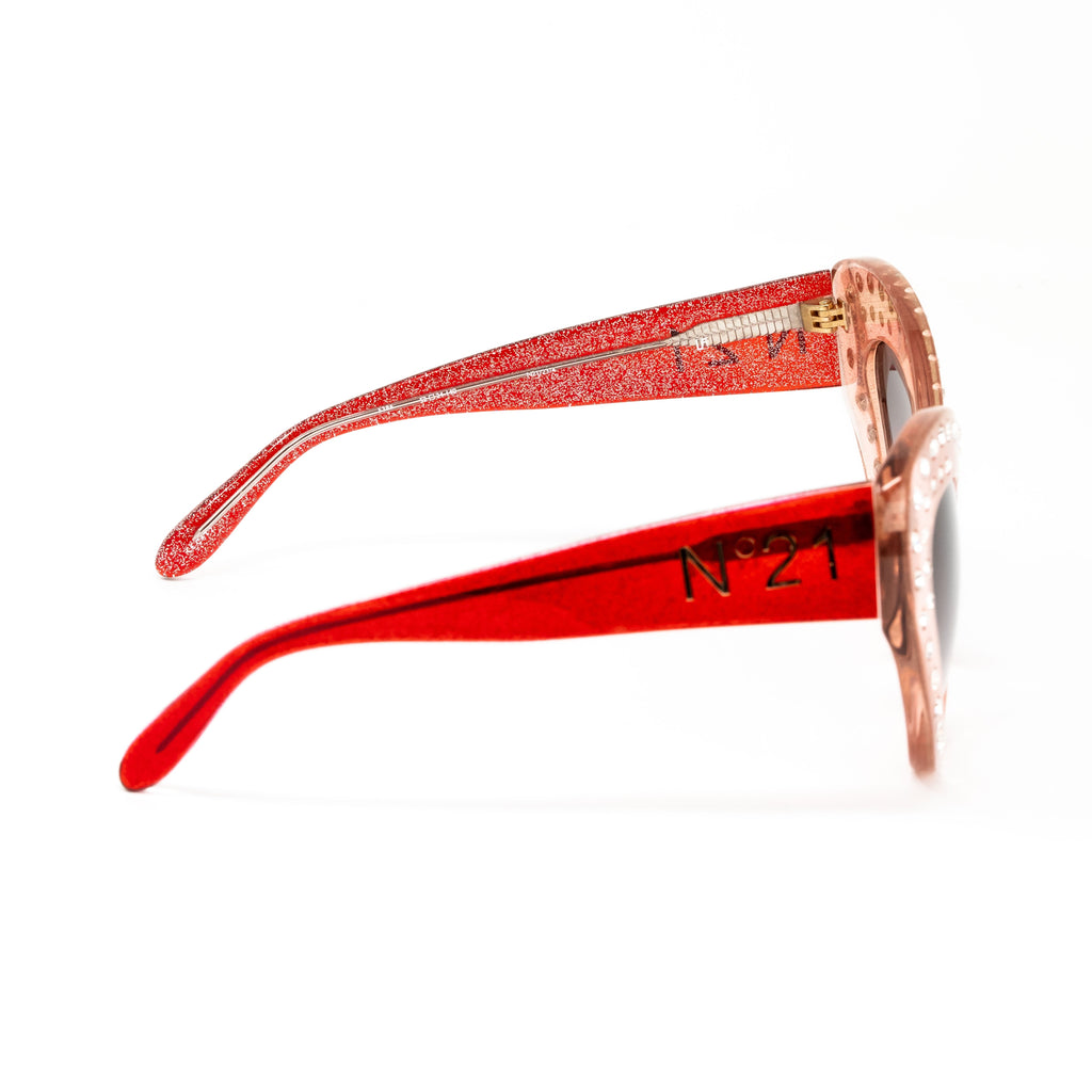 NO 21 x Linda Farrow Crystal Sunglasses