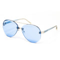 NO 21 x Linda Farrow Blue Sunglasses