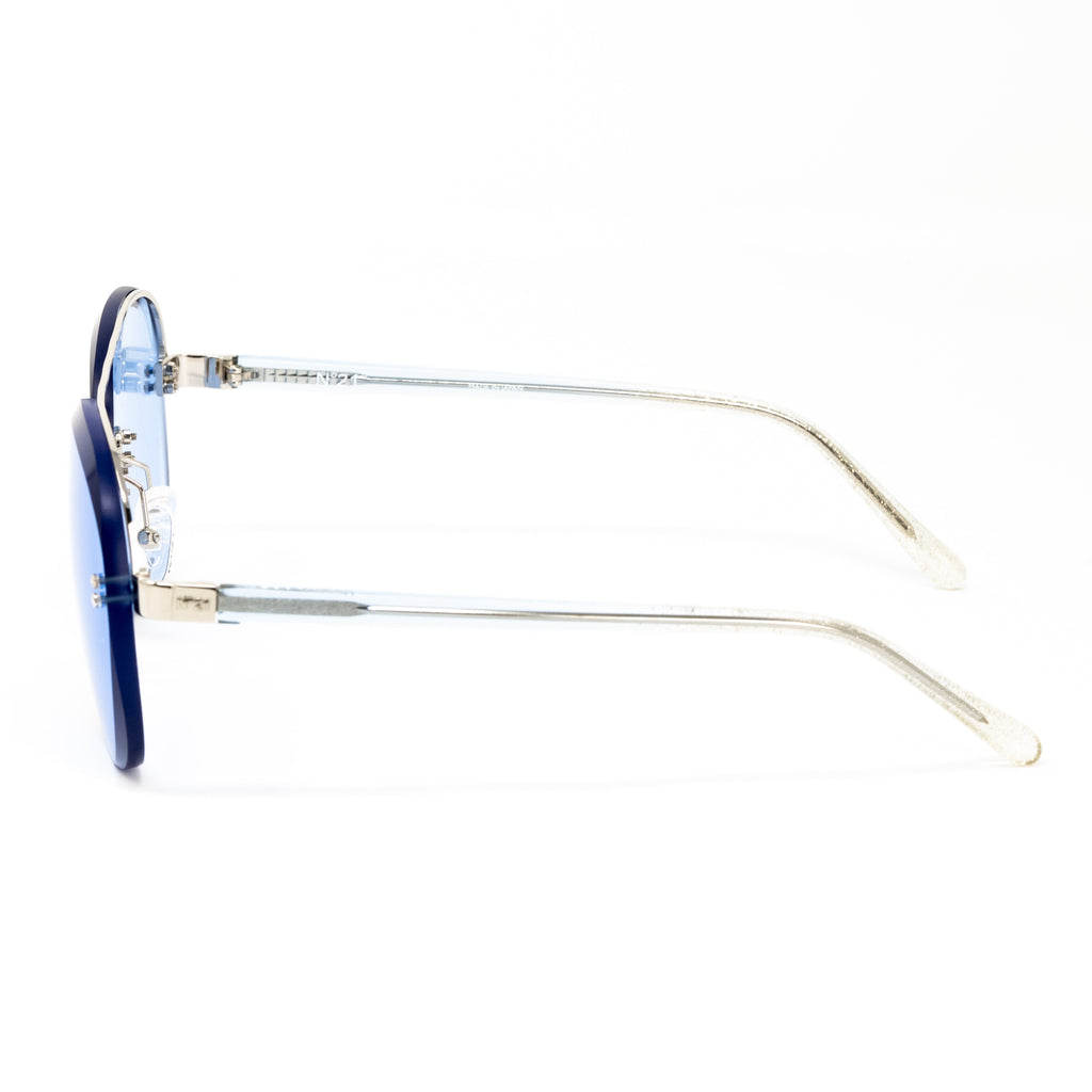 NO 21 x Linda Farrow Blue Sunglasses