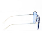 NO 21 x Linda Farrow Blue Sunglasses