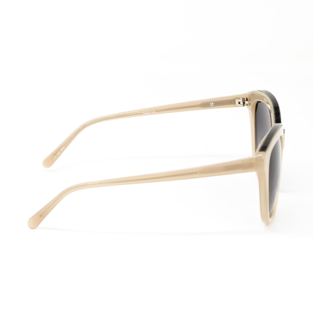 NO 21 x Linda Farrow Beige Sunglasses