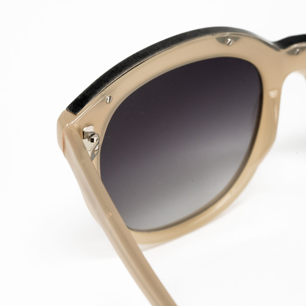 NO 21 x Linda Farrow Beige Sunglasses