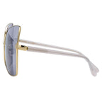 NO 21 x Linda Farrow Gold Sunglasses