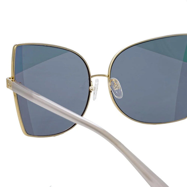 NO 21 x Linda Farrow Gold Sunglasses