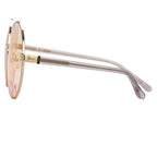 NO 21 x Linda Farrow Pink Sunglasses