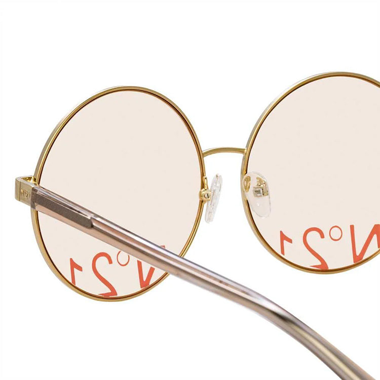 NO 21 x Linda Farrow Pink Sunglasses