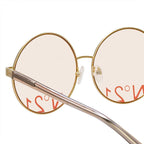 NO 21 x Linda Farrow Pink Sunglasses