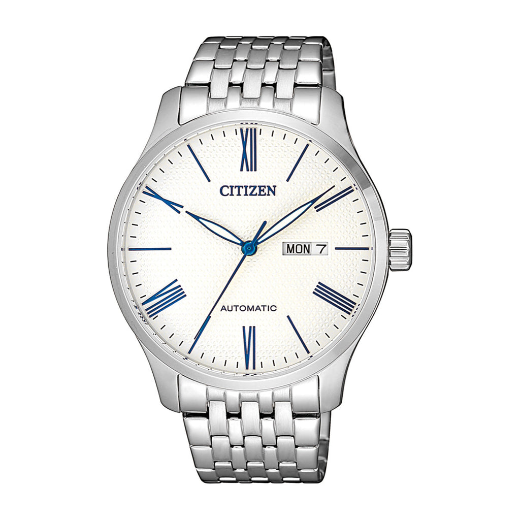 Citizen Men's Automatic Dress Watch White Dial 40mm
